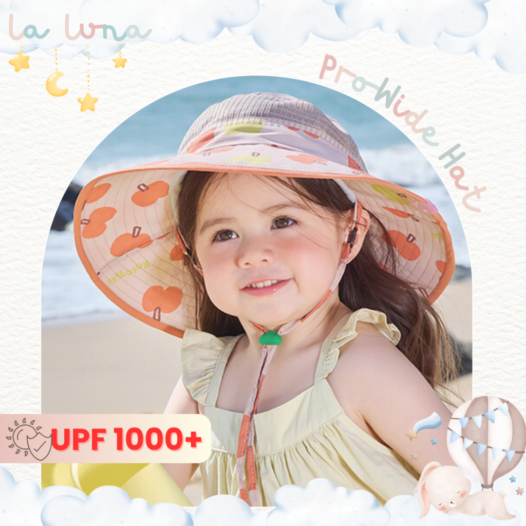 La Luna x KocoTree หมวกเด็ก หมวกบักเก็ตปีกกว้างพิเศษ สำหรับเด็ก 2-6 ขวบ (ProWide Hat)