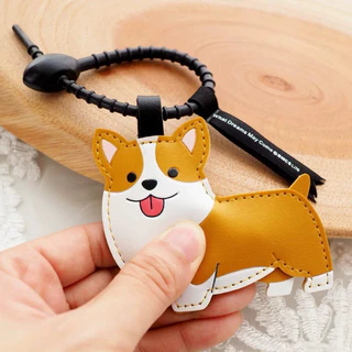 พร้อมส่ง!! ร้านไทย ส่งจากไทย ! พวงกุญแจหมา ที่ห้อยกระเป๋า ลายหมา ลายแมว พวงกุญแจหนัง tag แขวนกระเป๋า keychain kayring