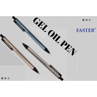 ปากกา Faster cx513 หัว 0.5 ด้ามโลหะ ปากกาลูกลื่น หมึกน้ำเงินทุกด้าม ต่างกันที่สีด้าม