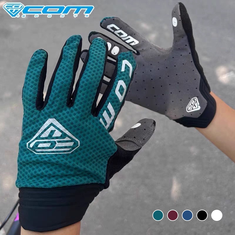 ถุงมือจักรยานผู้ใหญ่ COM SPORTS GL06 Full Finger Gloves ถุงมือเต็มนิ้ว ถุงมือเสือภูเขา Enduro