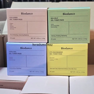 🎈แท้/แพคเกจล่าสุด🎈Biodance toner pads 60 แผ่น พร้อมส่งทั้ง 4 สี แท้จากเกาหลี