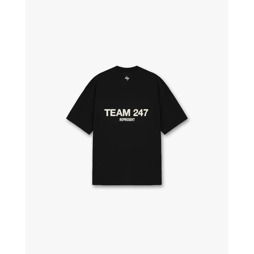 [ของแท้] Team 247 Oversized T-Shirt Represent UK สีดำ เสื้อวิ่ง ออกกำลังกาย