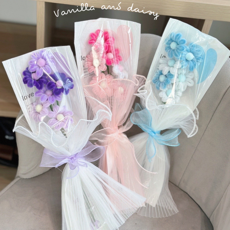 [มีส่งด่วน] ดอกกุหลาบ ช่อกุหลาบ ดอกกุหลาบเดี่ยว ดอกกำมะหยี่ - รูปที่ 5