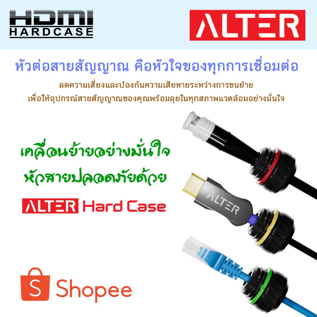เคส HDMI Hard Case [ALTER] - เคสแข็งกันกระแทก สำหรับงานภาคสนาม [1ชื้น] - รูปที่ 5