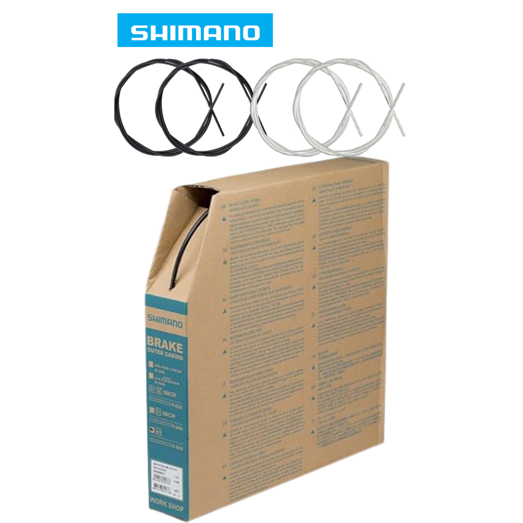 ปลอกสายเบรค Shimano M-System / SLR  เสือภูเขา และ เสือหมอบ ฟรีหัวปิดปลอก แท้ศูนย์ไทย