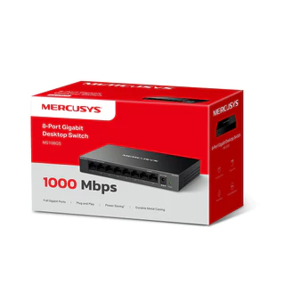 MERCUSYS (MS108GS) 8-Port Gigabit Desktop Switch 10/100/1000 Mbps