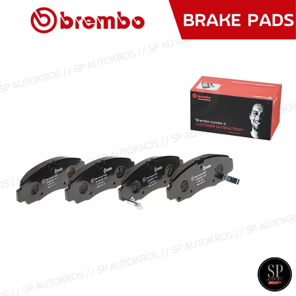 BREMBO ผ้าเบรกหน้า - หลัง ACCORD G8 (2.4 3.0) ปี 08-12 / P28 047N / P28 072