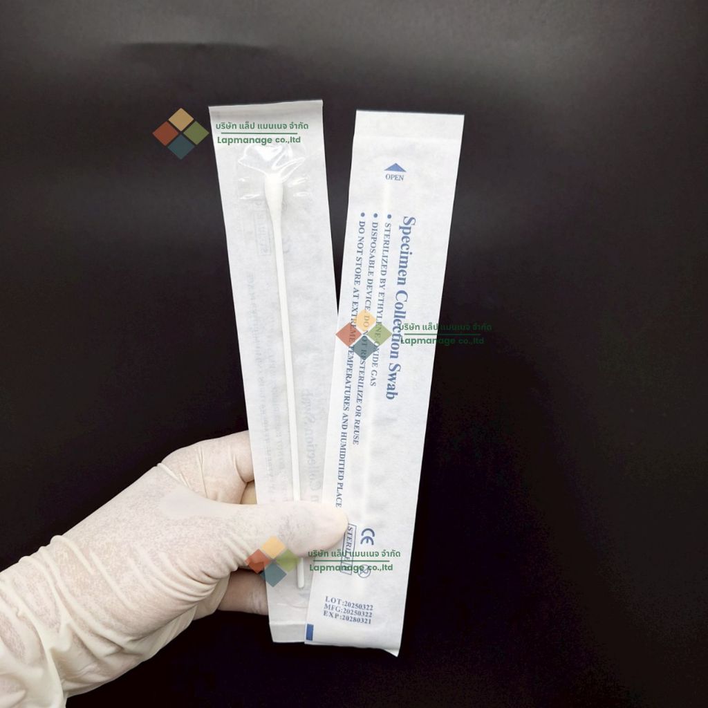 ไม้สวอป ก้านตรวจเชื้อ Flocked swab รูปที่ 6