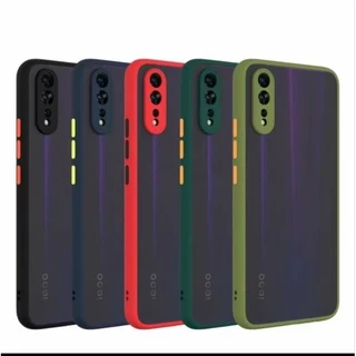 เคสขอบสีหลังด้าน สำหรับ Vivo S1Pro S1 เคสกันกระแทก ตรงรุ่น หลังด้าน เคสผิวด้าน