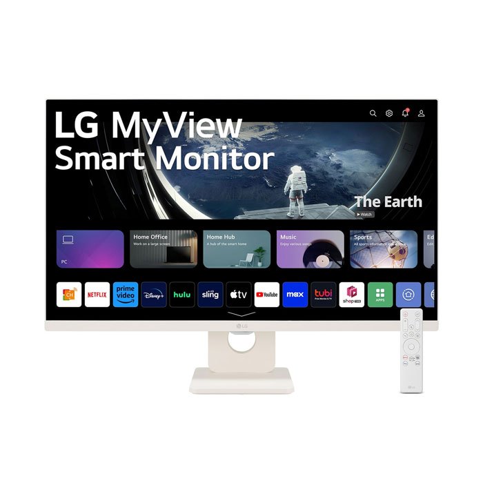 LG Smart Monitor 27U511SA-W 27 inch FHD IPS 60Hz HDR10 จอภาพสำหรับแต่งภาพ ตัดต่อ เล่นเกม 27นิ้ว รับป