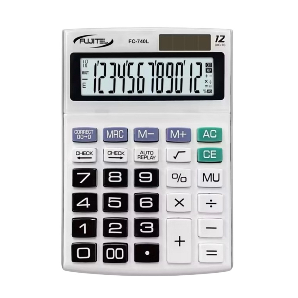 เครื่องคิดเลข “FUJITEL” FC-740L (12 หลัก)