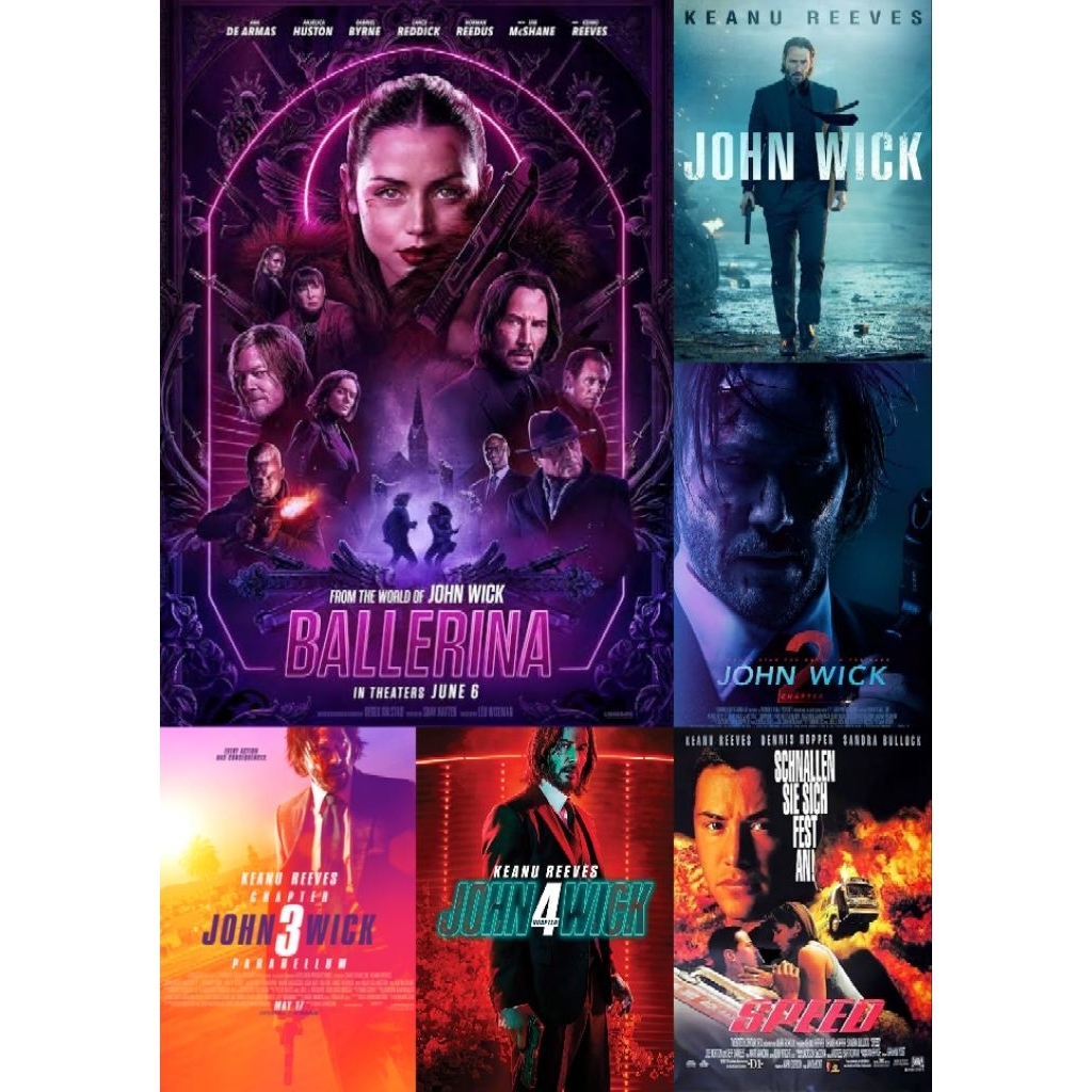 USB Flash drive From the World of John Wick Ballerina (2025) จักรวาลของ จอห์น วิค บัล รวม6ใน1