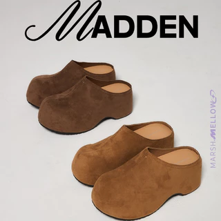 MADDEN CLOG - MARSHMELLOW รองเท้าหัวโตหนังกำมะหยี่พื้นนุ่ม