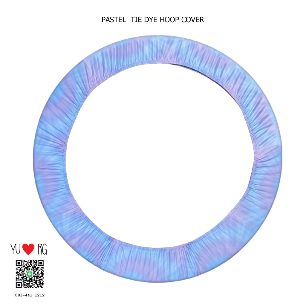 ผ้าคลุมอุปกรณ์ห่วงยิมนาสติกลีลารุ่น Pastel Tiedye