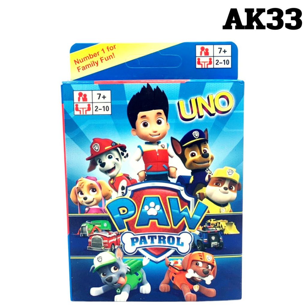 card game uno อูโน่AK33 ไพ่อูโน่ 108 ใบ เล่นสนุกกับครอบครัว เกม/การ์ด number 1 for family fun