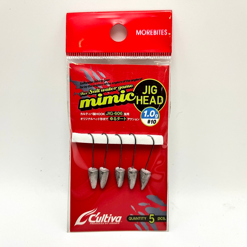 MORERITES Mimic Jig head # 10 / 0.7 g. / 1.0 g. / 2.0 g./ 2.5 g. / หัวจิ๊กงานอะจิ - รูปที่ 2