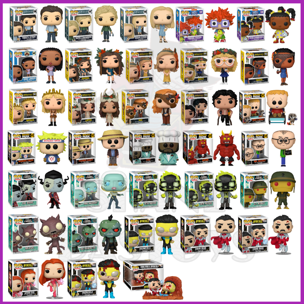{PRE-ORDER} Funko Pop! TV TELEVISION : Ozark, Rugrats, Yellowjackets, South Park, Creature Commandos