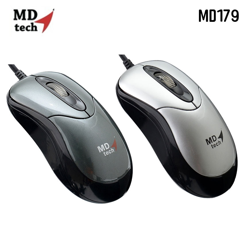 MD-TECH USB Optical Mouse (MD-179) แบบสาย USB