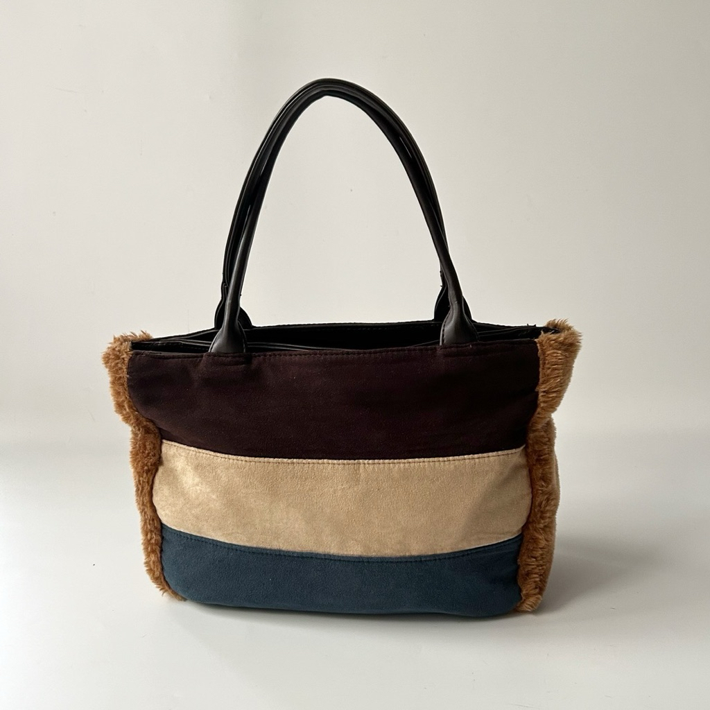 2nd hand fluffy velvet bag