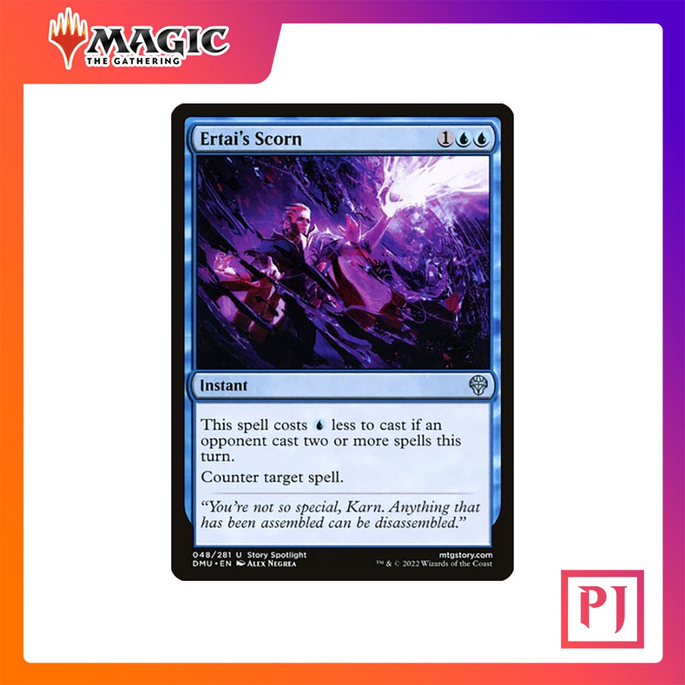 [MTG] Ertai's Scorn [DMU] [BLUE] [UNCOM] [NORMAL] [ENG] (การ์ดเมจิค / Magic the Gathering)