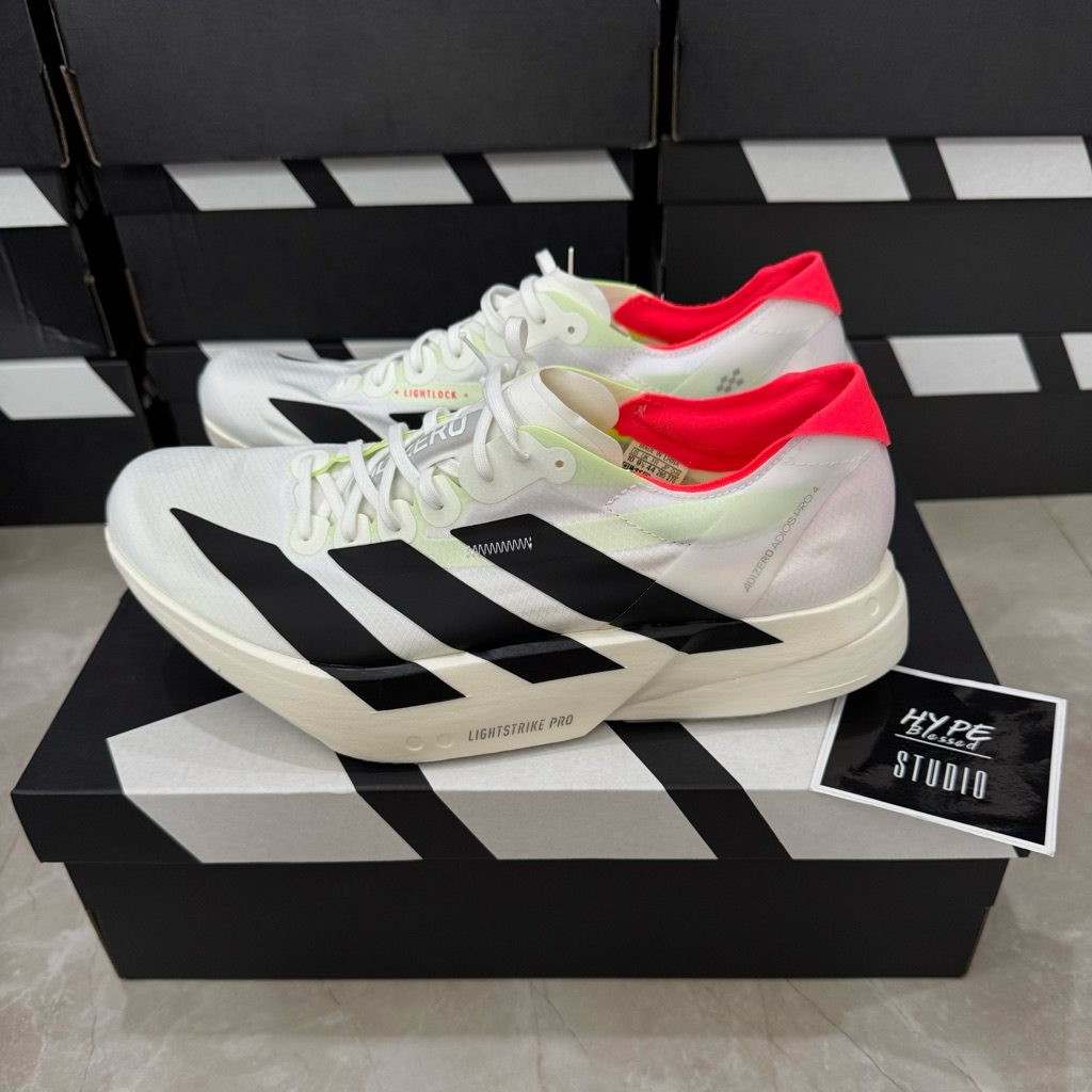 [PREORDER🇹🇭] ADIDAS Adizero Adios PRO 4 White Black ของแท้ 100%