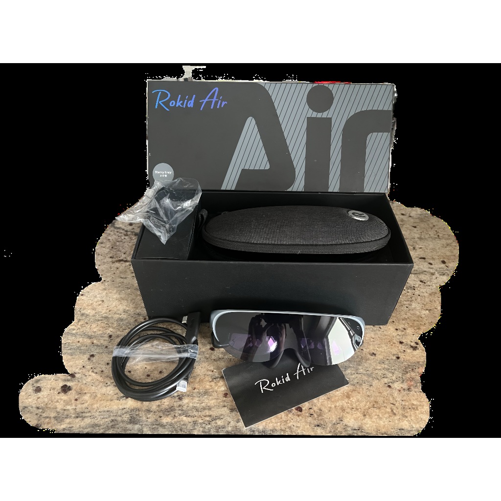 Rokid Air AR Glasses + Rokid station global ver. มือสอง สภาพใช้งานตามภาพ