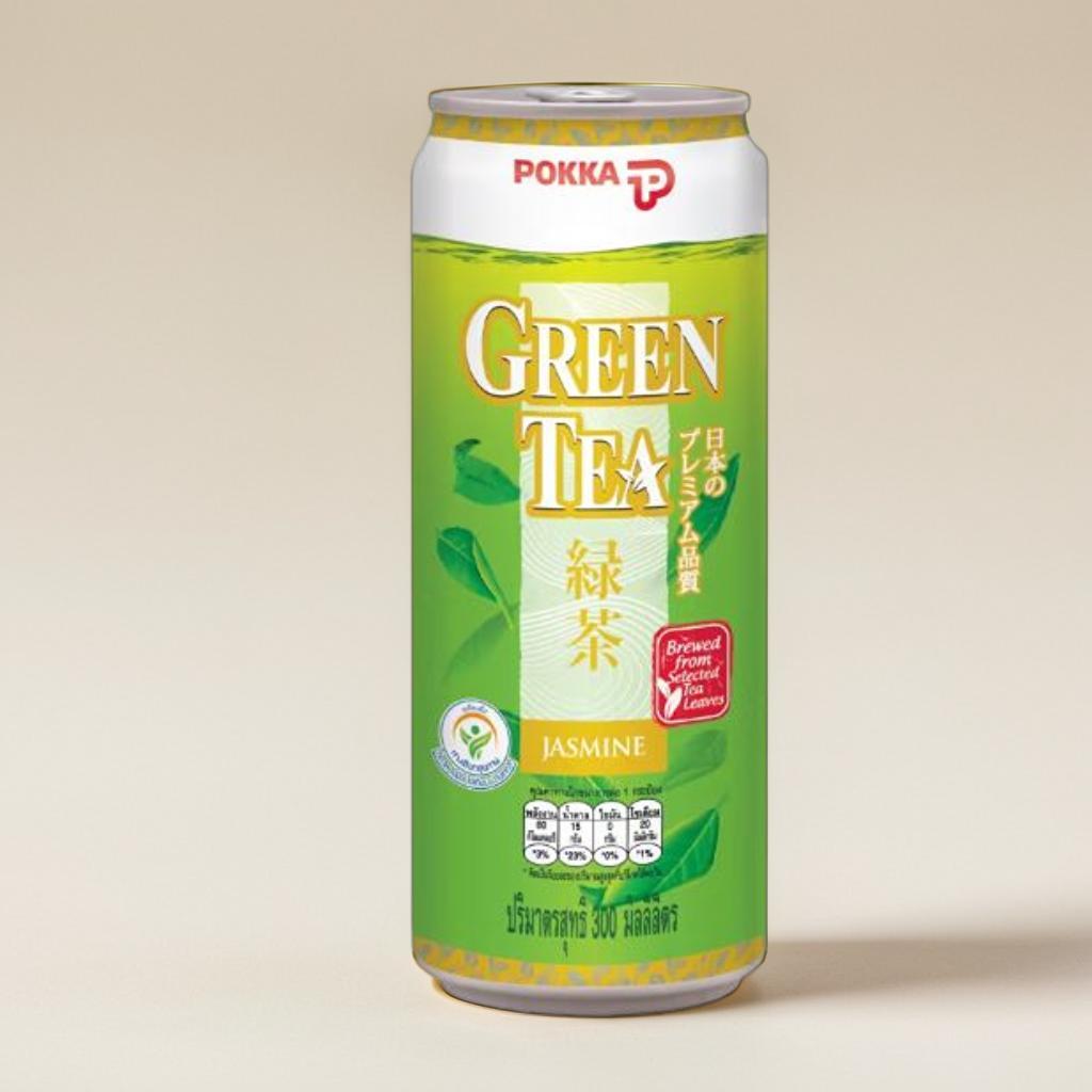 Pokka ชาเขียวมะลิ 300ml | Jasmine Green Tea กลิ่นหอม สดชื่น ไม่มีวัตถุกันเสีย