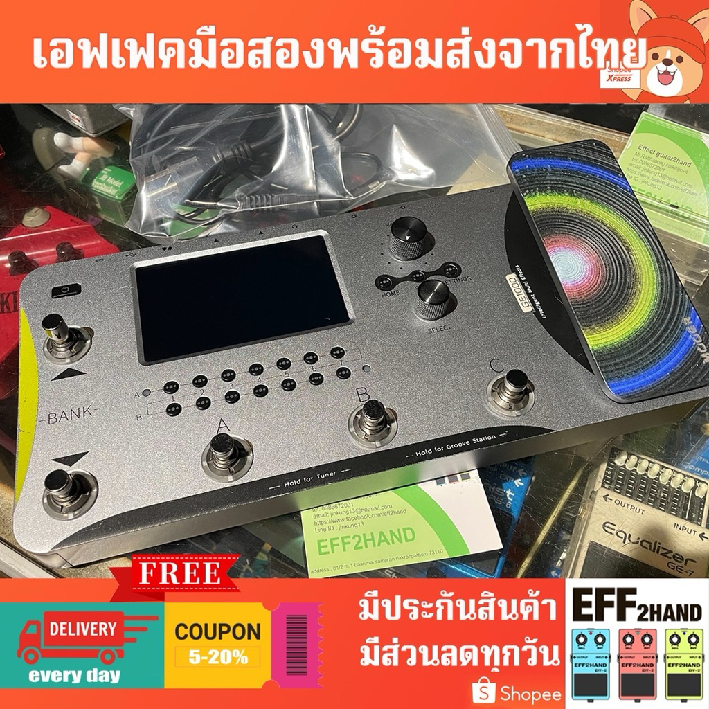 🎉เอฟเฟคกีต้าร์มือสอง🎉 (จัดส่งทันที) 🎸 Mooer GE1000 Li Multi Effect 🥁