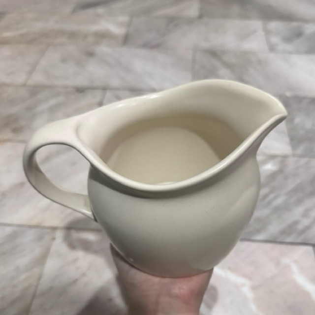 เหยือก เหยือกน้ำ เหยือกกระเบื้อง สีครีม มี 2 ขนาด - รูปที่ 2