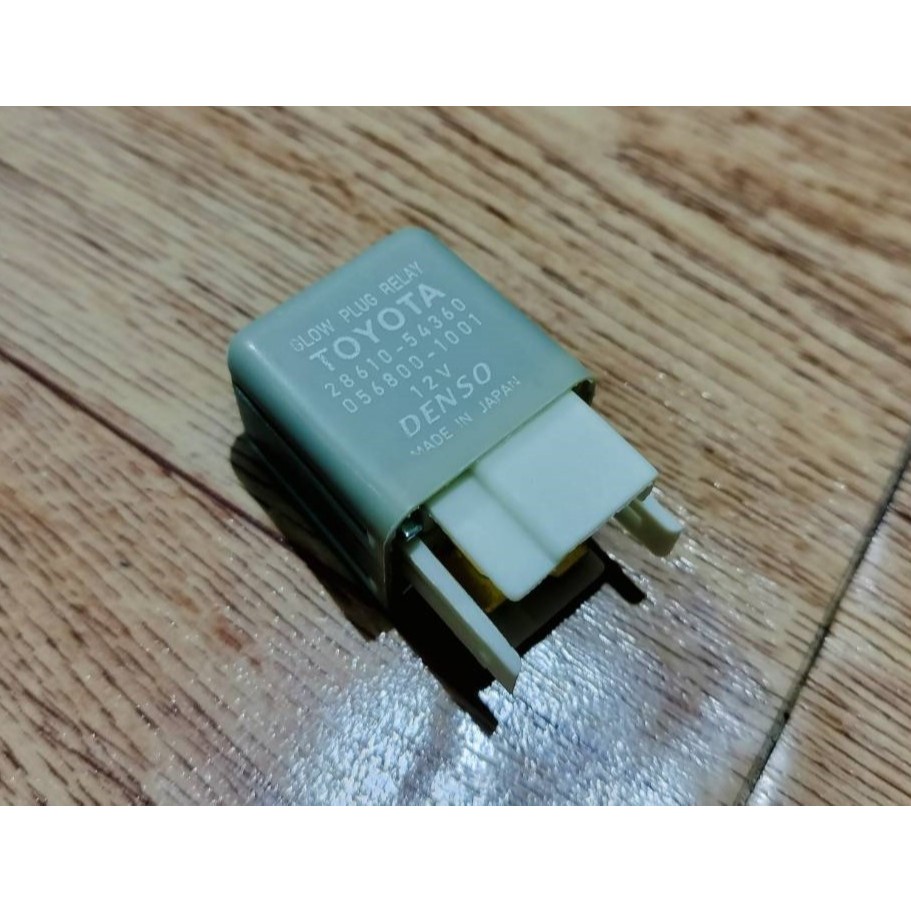 Relay​ ​TOYOYA​ GLOW​ PLUG​ 28610-54360​ / 056800-1001 Denso 12v​ 4​ ขา​ Made in Japan มือ1
