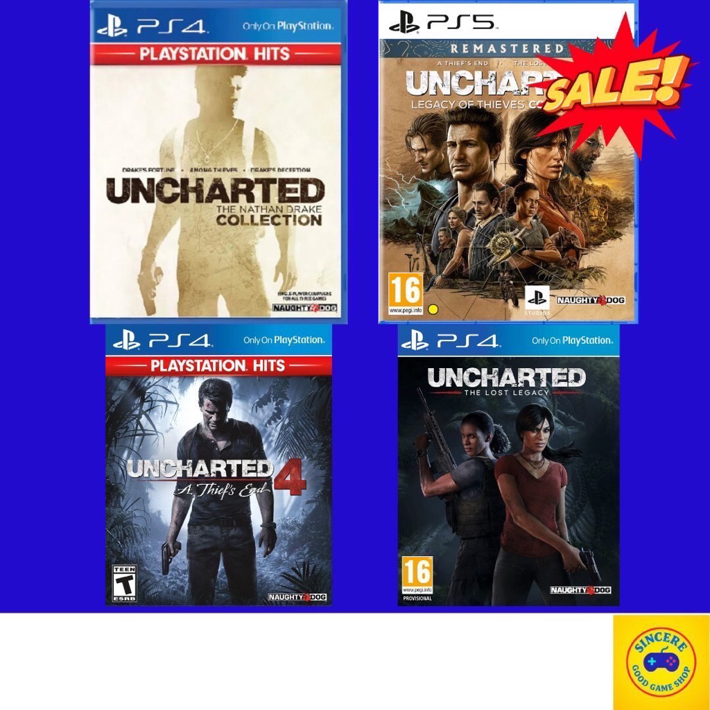 Uncharted 4/Uncharted The Nathan Drake PS4(มือ 2)