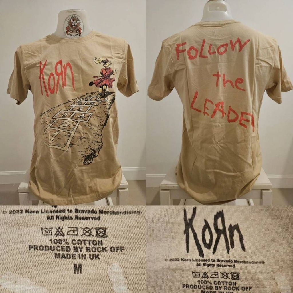 🌏 Korn (คอร์น) เสื้อวง งานลิขสิทธิ์แท้ นำเข้า-UK ป้ายปั้มคอ ของแท้ สินค้ามือ1🌍