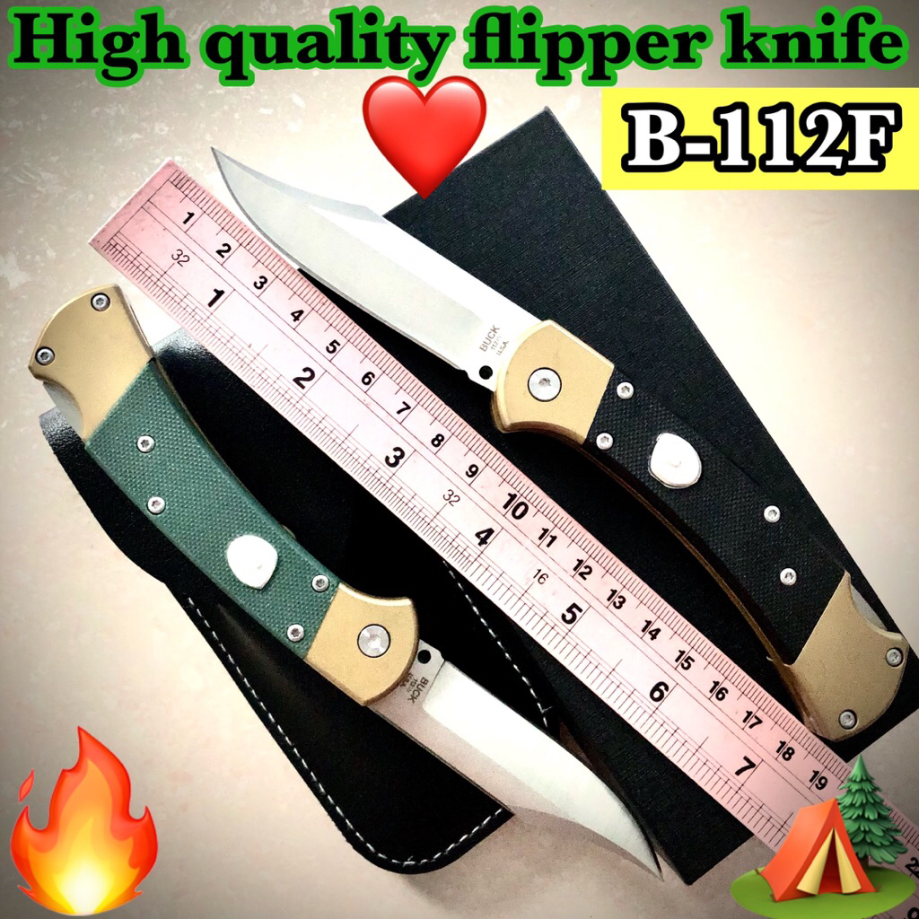 High quality flipper knife B-112Plus for collection and use camping 🏕️