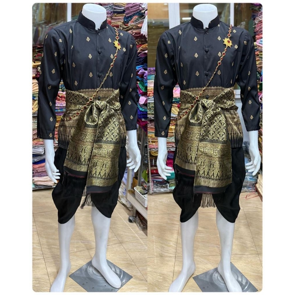 ชุดไทยชาย ชุดไทยหล่อๆ ชุดไทยผู้ไหญ่ ชุดไทยออกงาน สวยพรีเมี่ยม พร้อมส่ง ราคา ถูกที่สุด ดีลบีเคเค แกลเลอรีภาพที่ 3