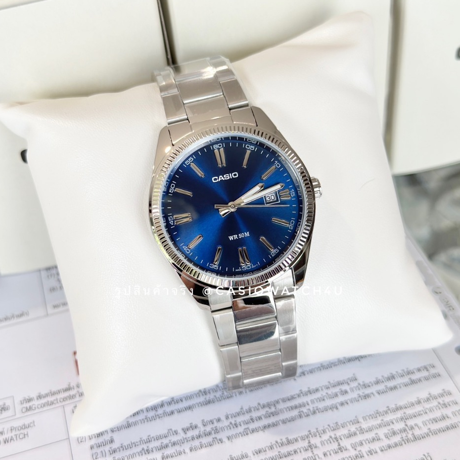 CASIO นาฬิกาข้อมือ รุ่น MTP-1302PD-2A / MTP-1302PD / MTP-1302 รับประกันศูนย์เซ็นทรัล 1 ปีเต็ม