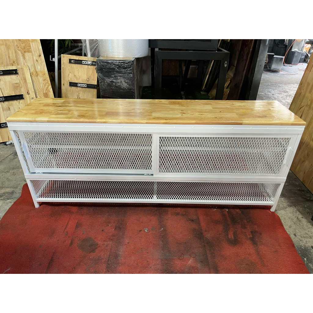 IRONSERVICE ชั้นวางรองเท้า บานสไลด์บนแบบ 4 ชั้น 