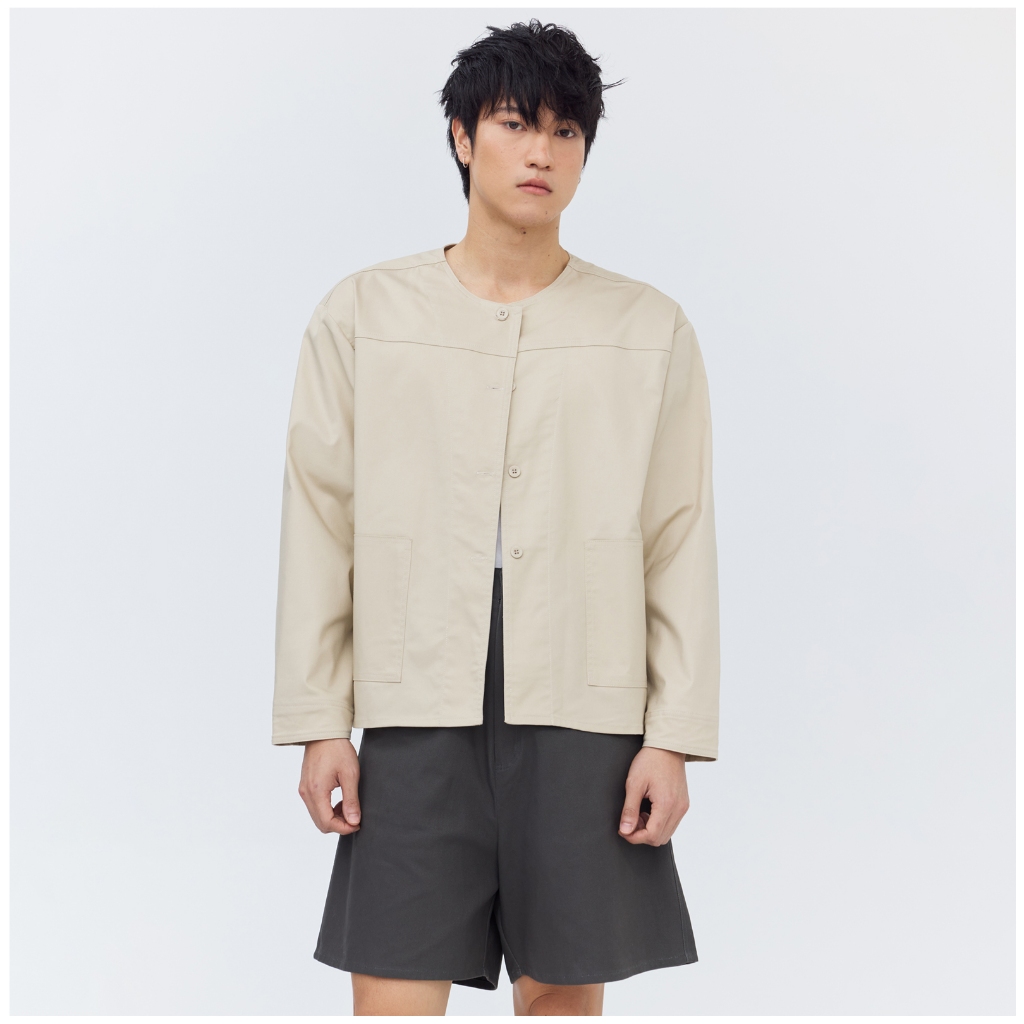 I FOUND YOU JACKET (BEIGE) - เสื้อแจ็คเก็ต