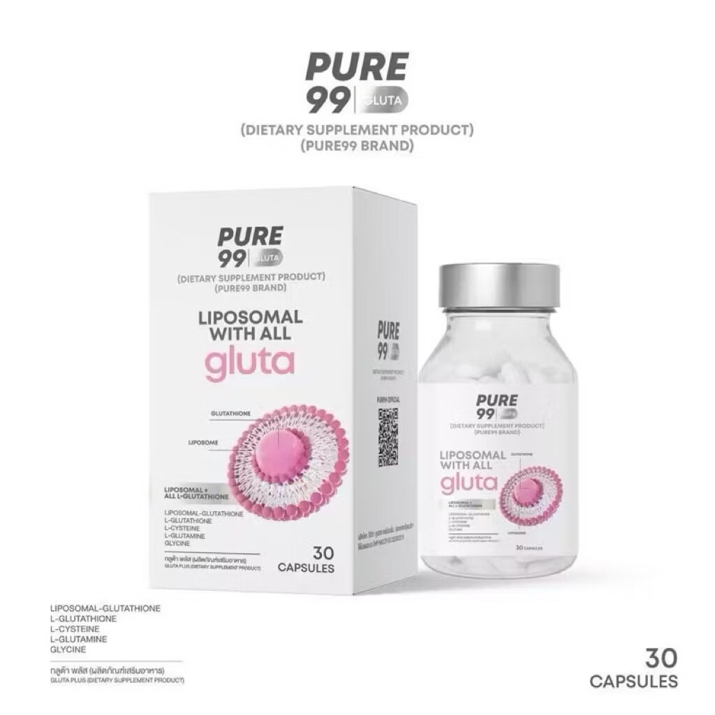 Liposomal Glutathione (30 เม็ด) Pure99