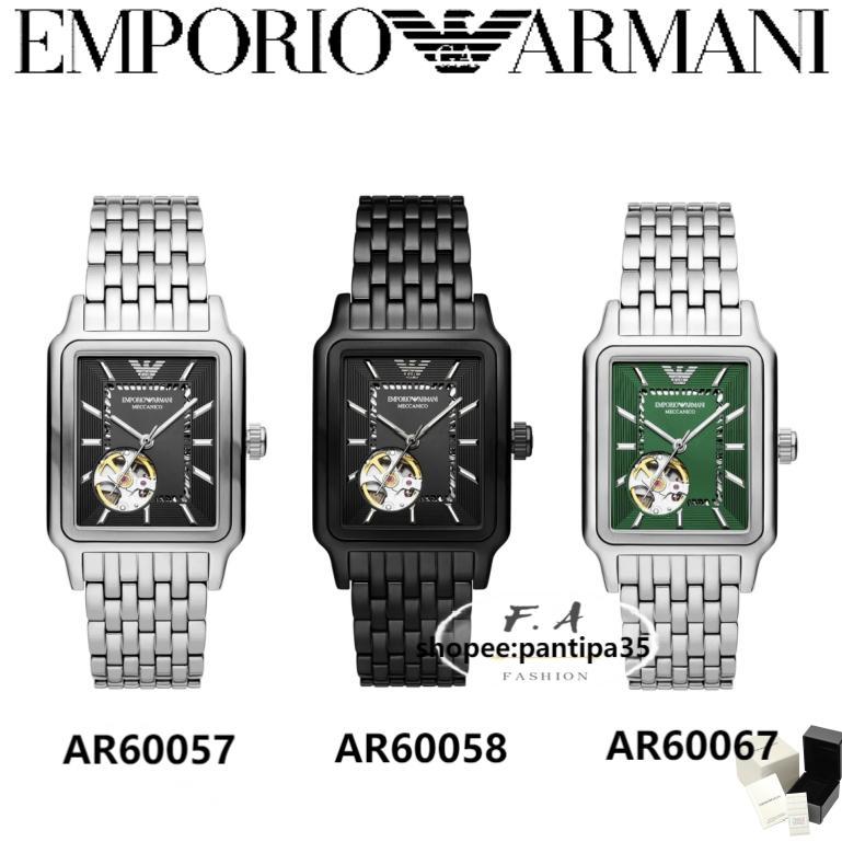 F.A Emporio Armani นาฬิกาข้อมือผู้ชาย นาฬิกาออโตเมติกคะ AR60057 AR60058 AR60067 นาฬิกาแฟชั่นนาฬิกาแบรนด์ ความกว้าง：36MM