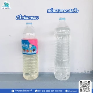[*โค้ดส่วนลด*โปรพิเศษถัง Aquatek🇺🇸] ชุดถังกรองน้ำใช้ 10" ถังกรองไฟเบอร์+สารกรอง+กระบอกฟ้า HS 20“(ชุดกรองน้ำใช้)