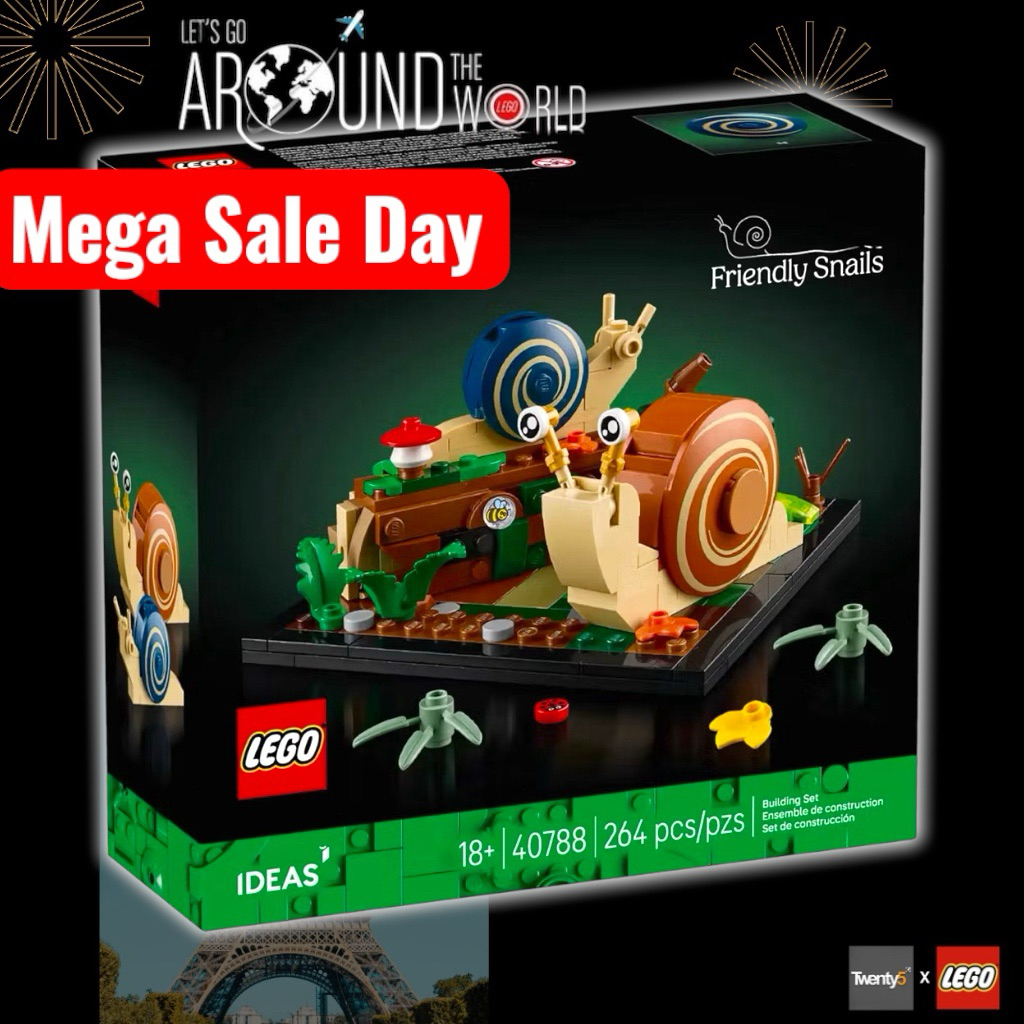 (พร้อมส่ง) Lego ideas 40788 Friendly Snails