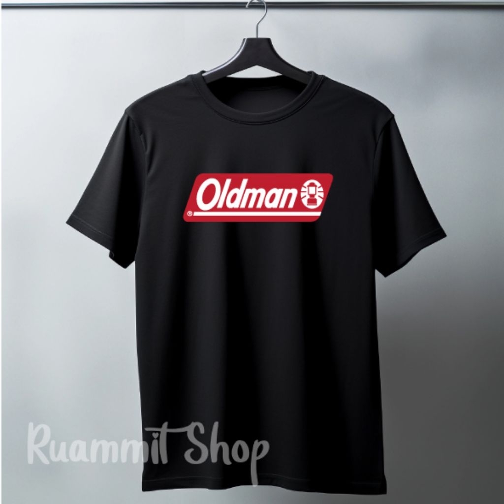 เสื้อยืดคอกลมสกรีนลาย Oldman t08