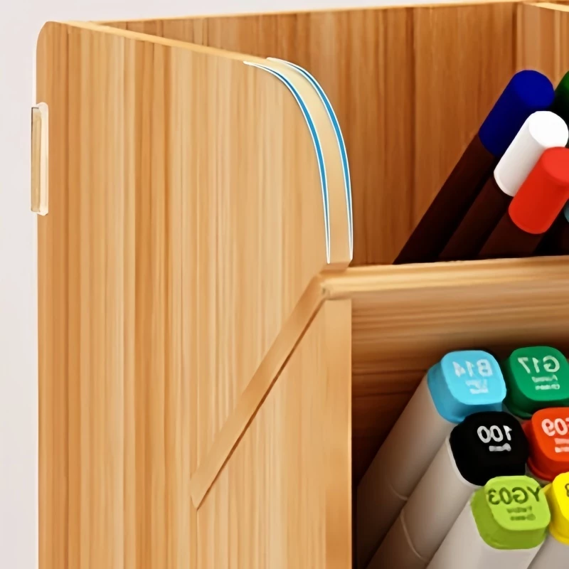 อุปกรณ์จัดระเบียบโต๊ะ Desk Organizer Wooden คอนโดปากกา ชั้นไม้เก็บเครื่องเขียน ที่ใส่ปากกา thumbnail 10