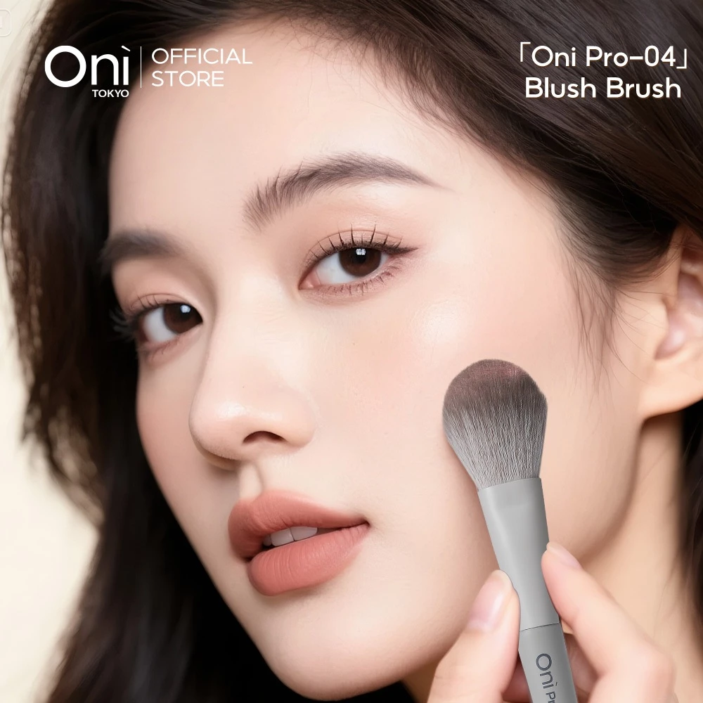 Oni Pro Blush Brush, Premium Dome Brush for Powder Cream Blush แปรงบลัช แปรงปัดแก้ม แปรงบลัชผง แปรงบลัชทรงโดม