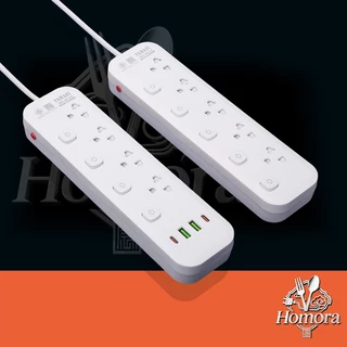 ปลั๊กไฟ ปลั๊กสายต่อพ่วง ช่องปลั๊กไฟ Type-C/USB สายยาว2/3/5/ เมตร มีมอก.