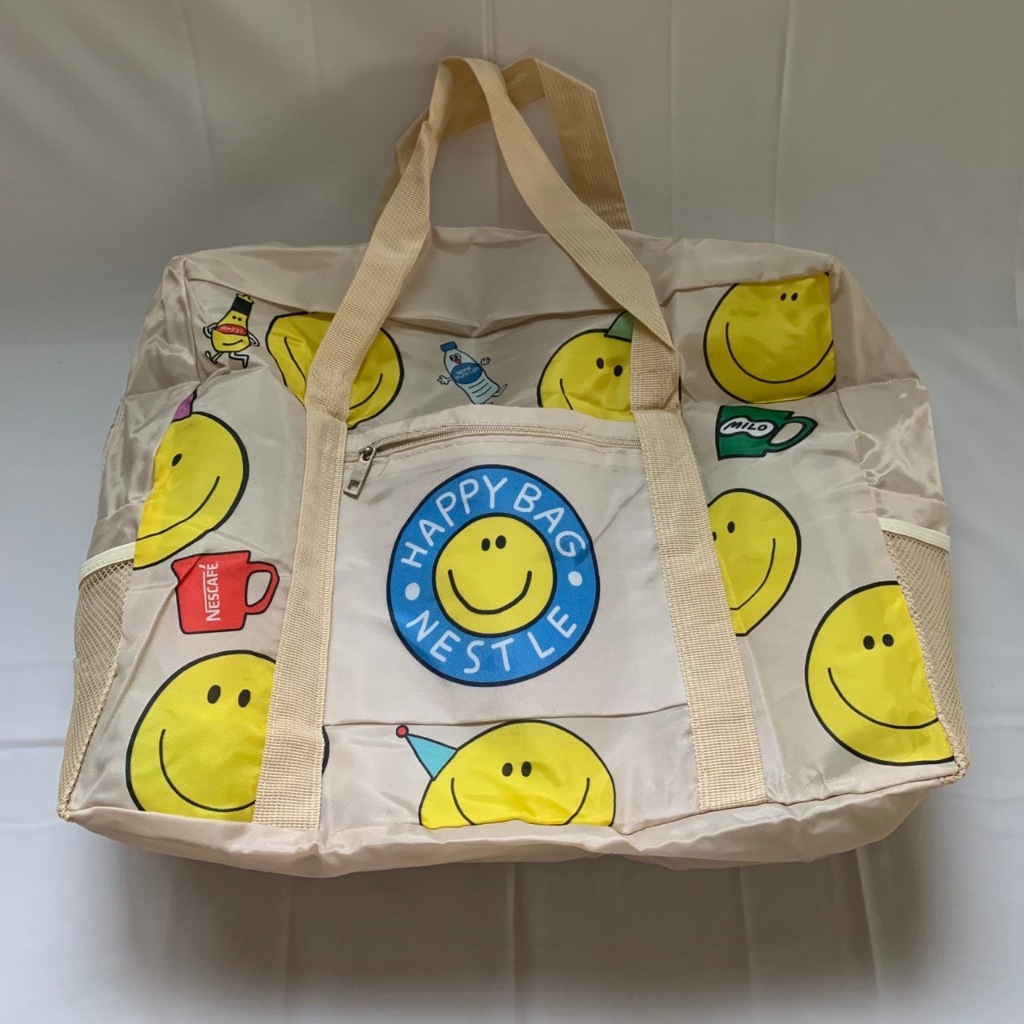 กระเป้าผ้าพับได้ (HAPPY BAG  NESTLE) 1 ใบ