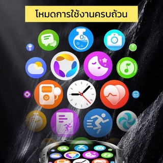 (แถมฟิล์ม + ประกัน 1 ปี) ULTRA 3 สมาร์ทวอทช์รุ่นใหม่ 2026 Smartwatch ตัวเรือนมี2สี สีดำ และ สีเงิน โทรเข้าออกได้