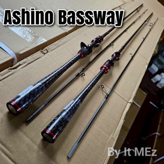 [ ของแท้ ]  คันตีเหยื่อปลอม กราไฟท์ Ashino Bassway X-Cross ป…