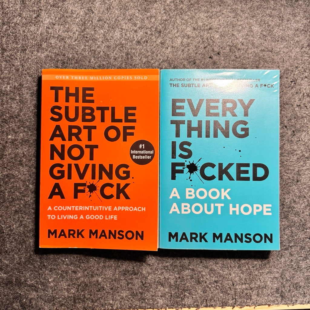 The Subtle Art of Not Giving a F*ck หนังสือภาษาอังกฤษมือสอง หนังสือพัฒนาตนเอง