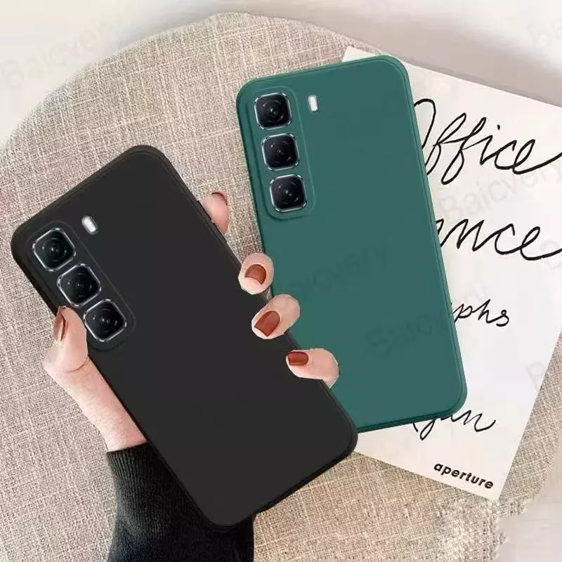 เคส กำมะหยี่ สำหรับ iNfinix Hot60 Hot60Pro Plus Hot50 Hot50Pro Plus Smart10 Pop10 สีพื้นพาสเทลHot50 Pro +